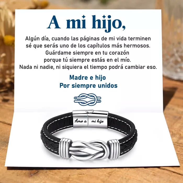 Pulsera de Cuero Trenzado, Vínculo Inquebrantable 🧷